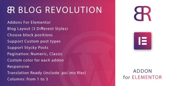Blog Revolution for Elementor