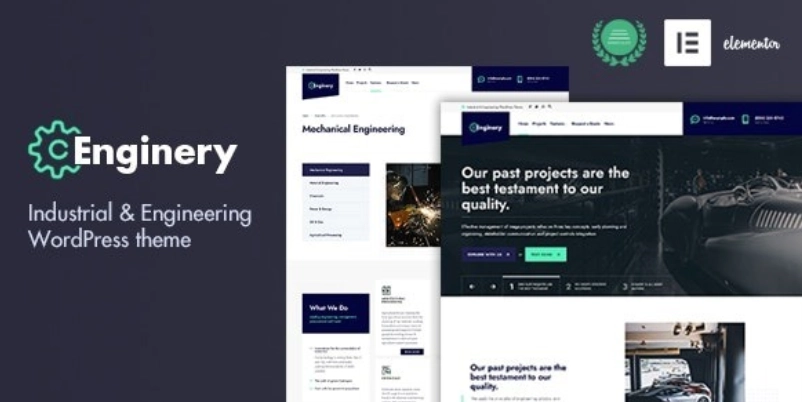 Enginery – Industrial & Engineering WP theme