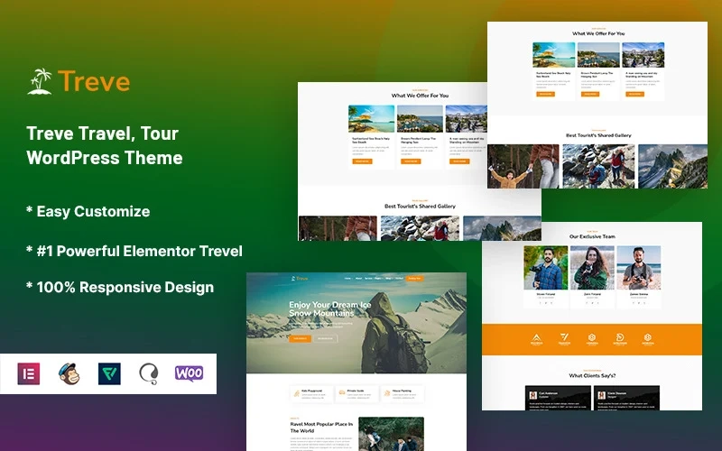 Treve – Travel, Tour WordPress Theme
