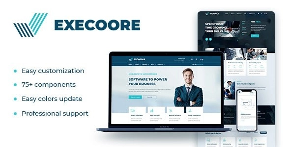 Execoore – Technology And Fintech Template
