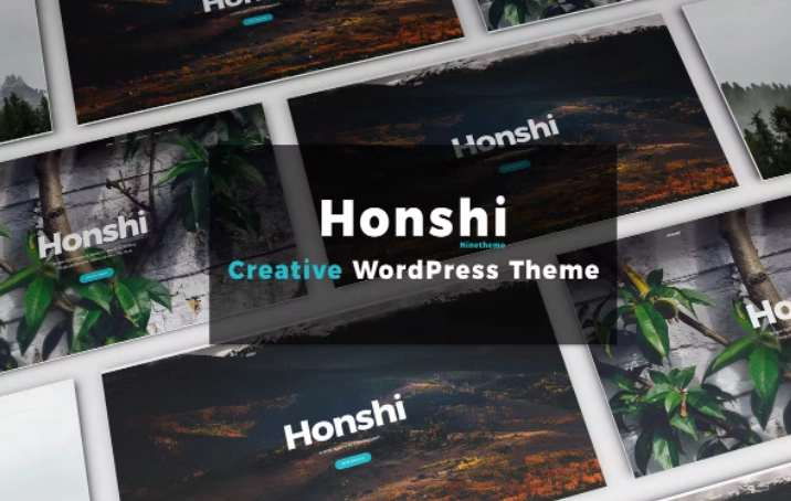 Honshi Pro – Elementor Portfolio Simple WordPress PRO Theme
