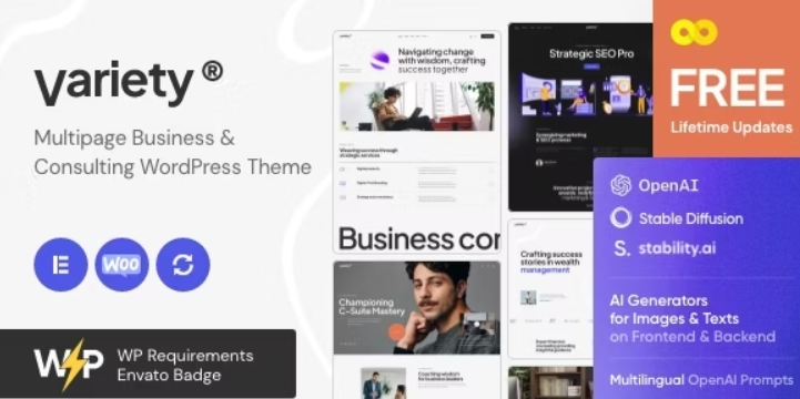 Variety — Multipage Business & Consulting WordPress Theme