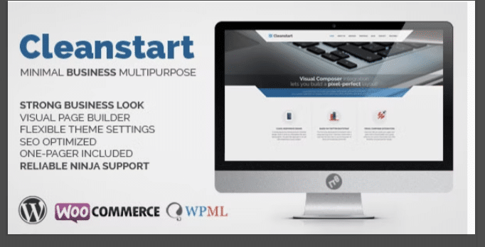 Corporate Business WordPress Theme – Cleanstart