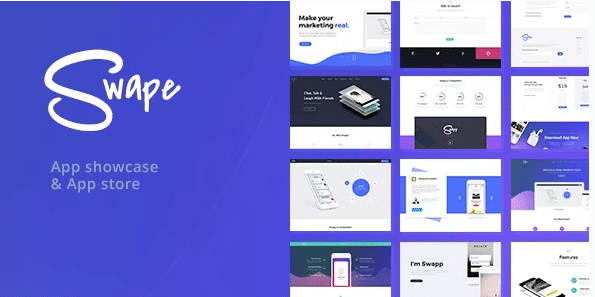 Swape – App Showcase & App Store WordPress Theme