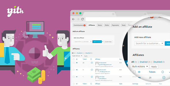 YITH Woocommerce Affiliates Premium
